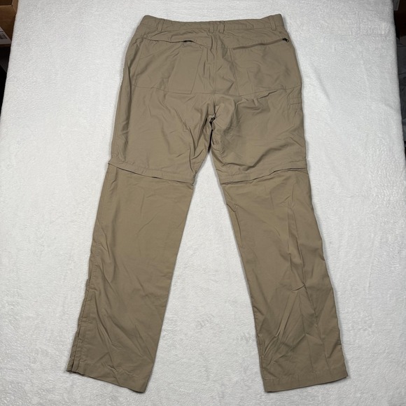 The North Face Pants Mens 36 Long Khaki Convertible Zip Off Hiking Lightweight - Picture 9 of 16